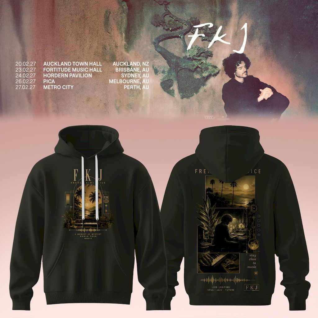 FKJ AUNZ Tour 2027 Hoodie French Kiwi Juice Hoodie FKJ Concert Merch Music Fan Gifts