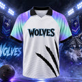 Minnesota Timberwolves City Edition Northern Lights V-Neck Jersey 2026 Timberwolves Merch