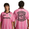 Harry Styles Sao Paulo Brazil Pink V-Neck Jersey 2026 Harry Styles Together Together Tour Merch