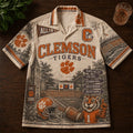Clemson Tigers Football 2026 Hawaiian Shirt Clemson Tigers Merch Gift For Football Lovers