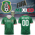 Personalized Mexico X D Mickey World Cup 2026 Jersey Shirt Mexico Team Merch Football Fan Gifts