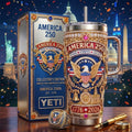 America 250Th Anniversary YETI Tumbler Stars Stripes Legacy 1776 2026 Merch Patriotic Gifts