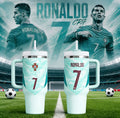 Cristiano Ronaldo CR7 Portugal Soccer Travel Tumbler #7 Ronaldo Portugal World Cup 2026 Merch