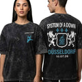 System Of A Down At Dusseldorf On July 10 2026 Lion Logo Washed T-Shirt SOAD Merch Gift For Fan - Loomnari