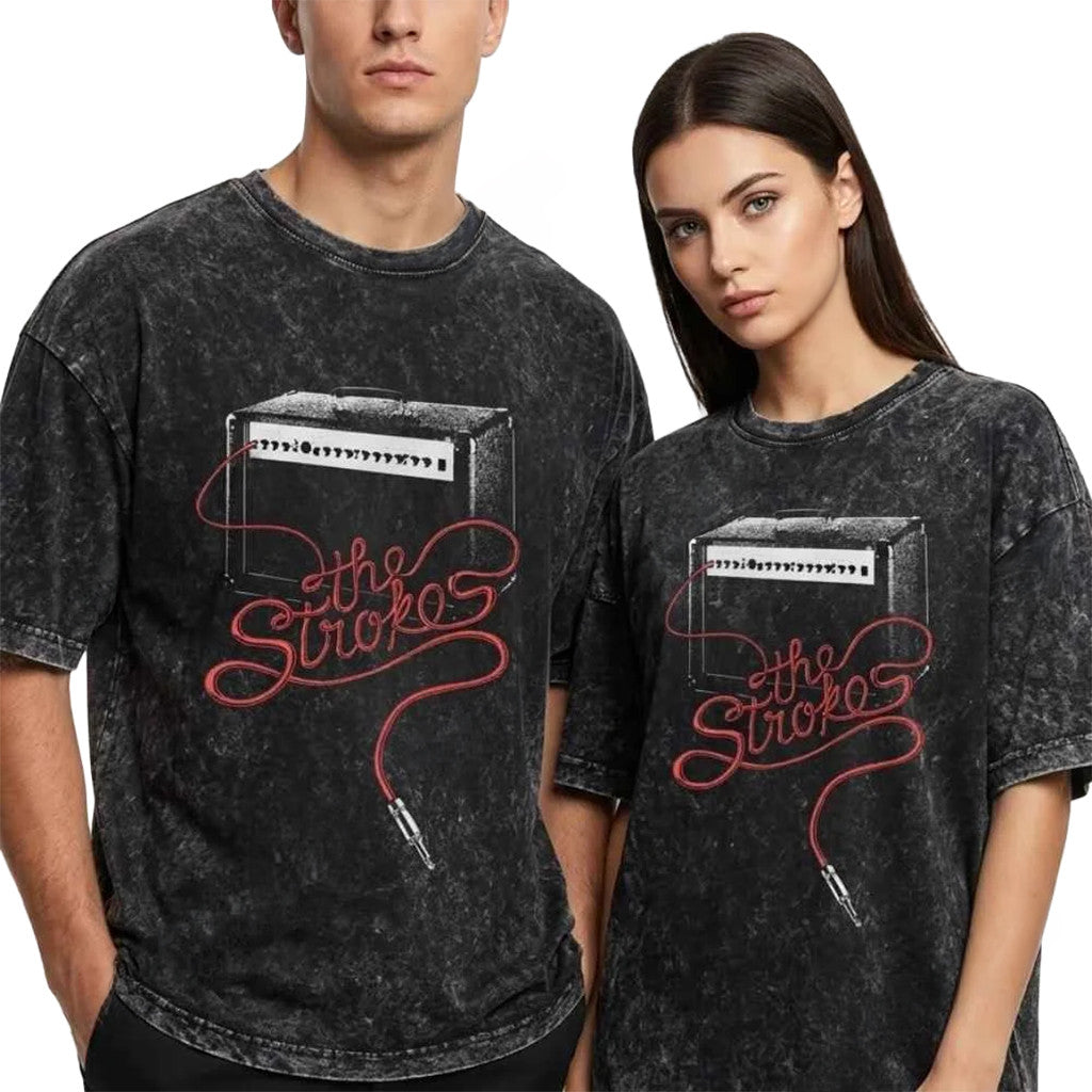 The Strokes Live At Allianz Amphitheater 2026 Event Washed T-Shirt The Strokes Merch Fan Gifts - Loomnari