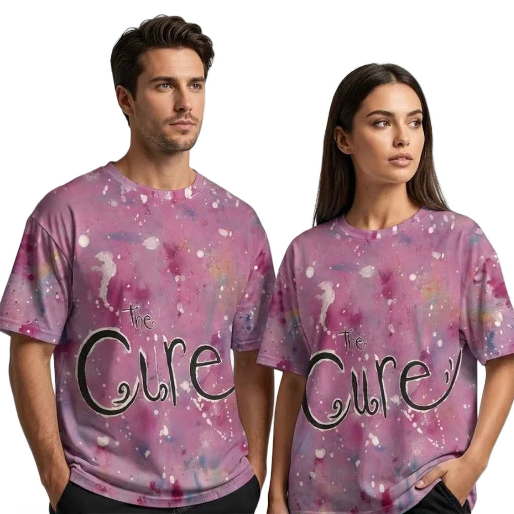 The Cure Rock Werchter Festival 2026 Merch Tie Dye Paint Band Shirt The Cure Merch Fan Gifts - Loomnari