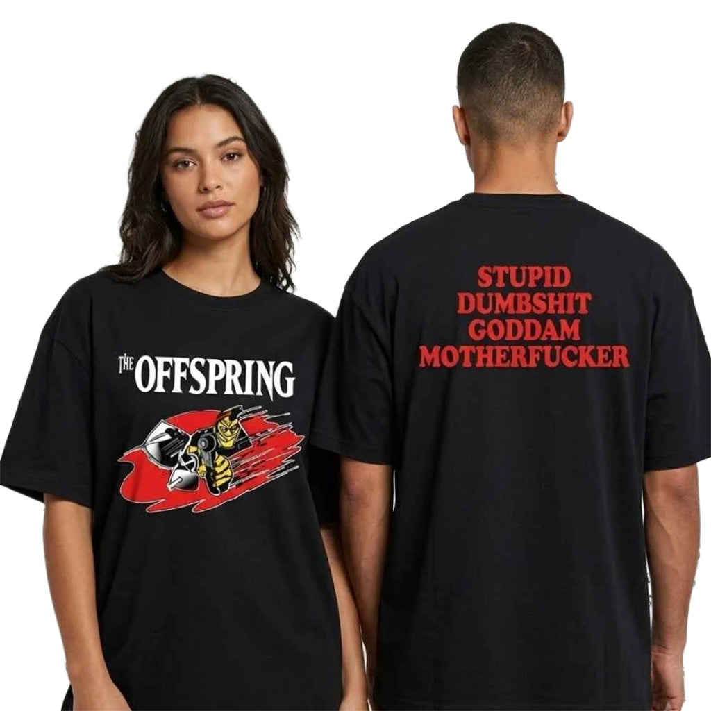 The Offspring Merch 2026 Bad Habit T-Shirt Stupid Dumbshit Goddam MotherFcker Shirt Fan Gifts - Loomnari