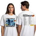 Tame Impala The Deadbeat Tour Merch 2026 Tour Dates White T-Shirt Gift For Music Fans - Loomnari