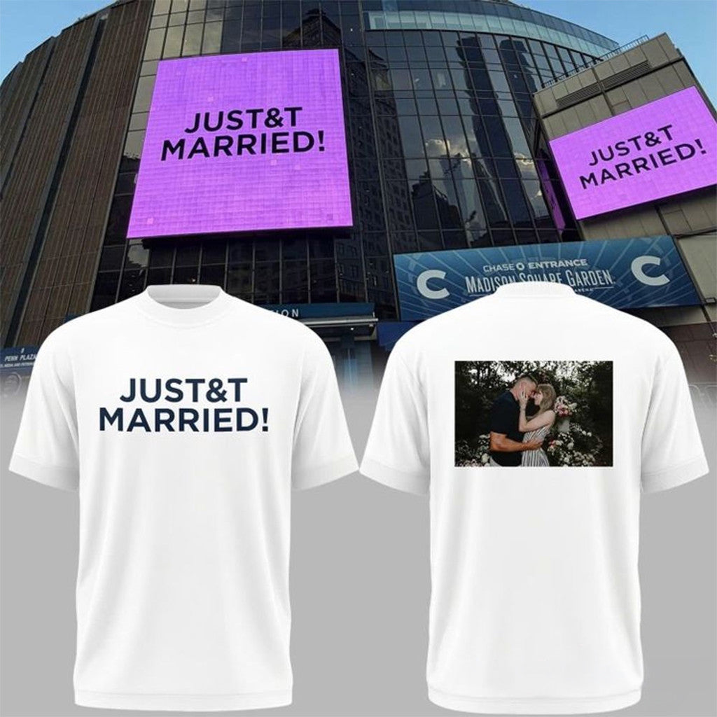 TS Just T&T Married 2026 T-Shirt Swifties Merch Best Gift For Him Her - Loomnari