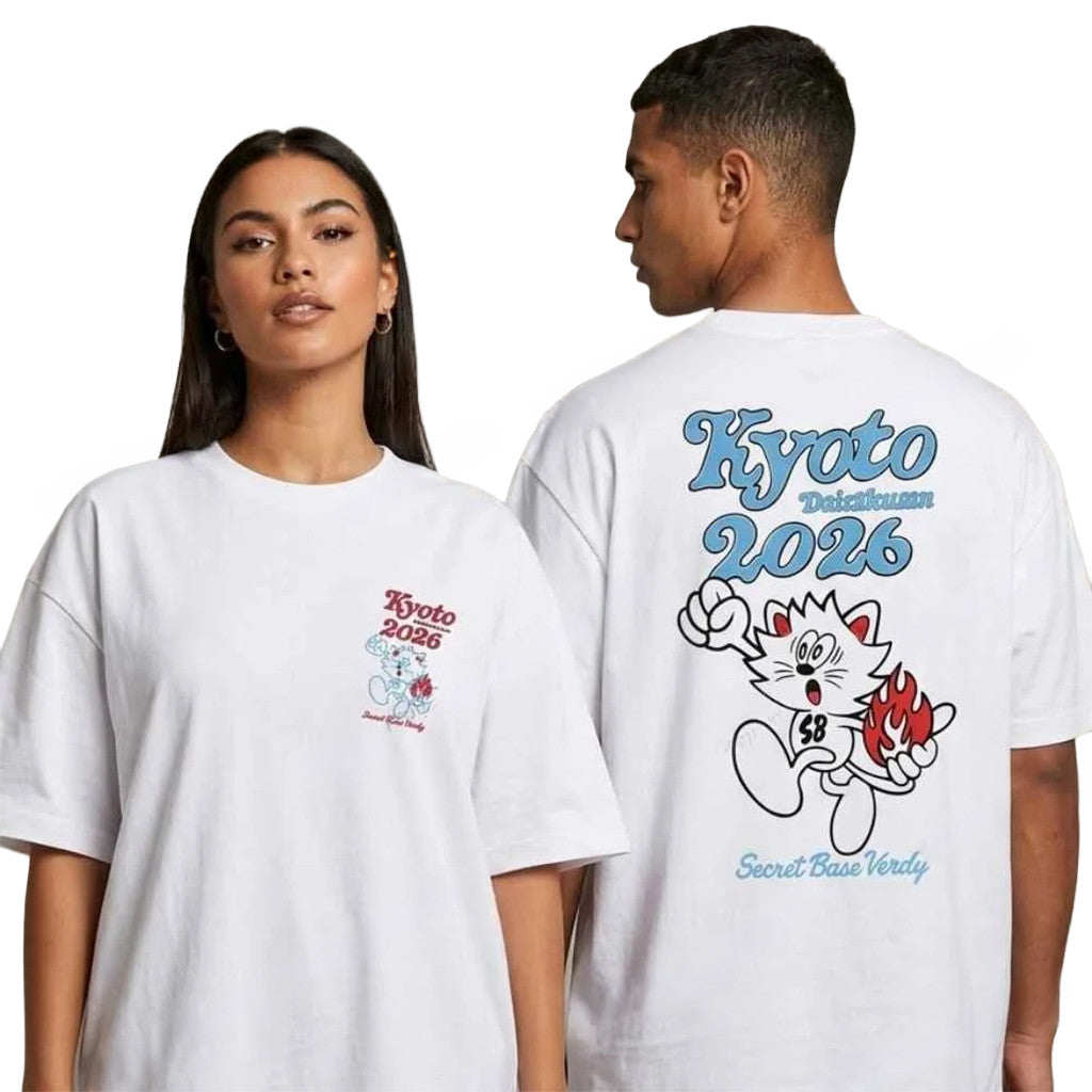 Verdy x Secret Base X 10-Feet Kyoto Daisakusen Music Festival 2026 Secret Base Verdy White Shirt - Loomnari