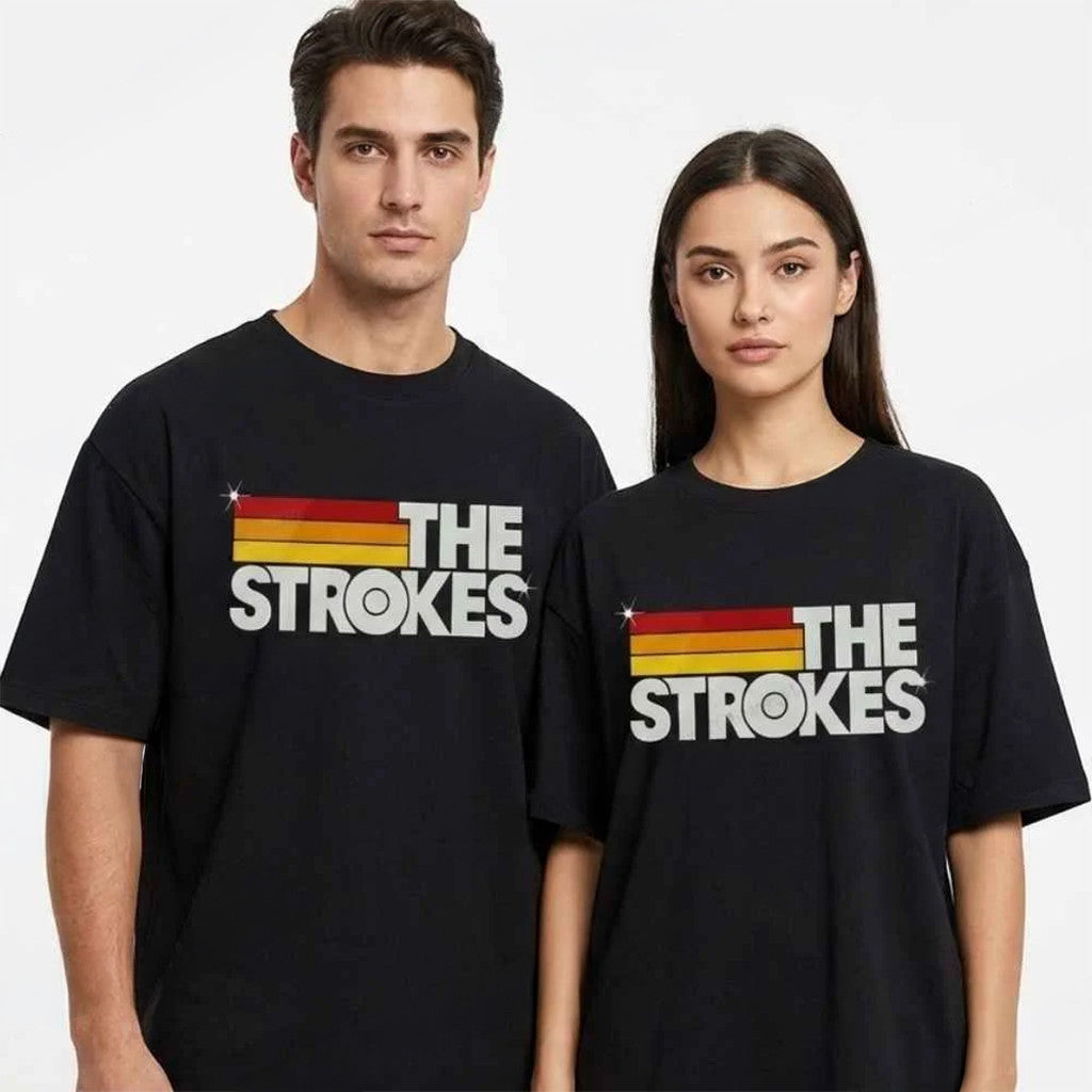 The Strokes 2026 Merch Logo T-Shirt The Strokes Shirt Gift For Band Fans - Loomnari