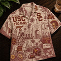 USC Trojans Football 2026 Hawaiian Shirt USC Trojans Merch Best Birthday Gift For Husband - Loomnari