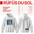 Rufus Du Sol 2026 Tour White Collection Hoodie Rufus Du Sol Merch Music Lover Gifts For Him - Loomnari
