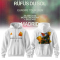 Rufus Du Sol 2026 Tour White Hoodie Music Is Better Hoodie Rufus Du Sol Merch Fan Gifts - Loomnari