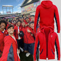 US Soccer World Cup 2026 Red Zip Hoodie USMNT Merch Best Gifts For Soccer Lovers - Loomnari