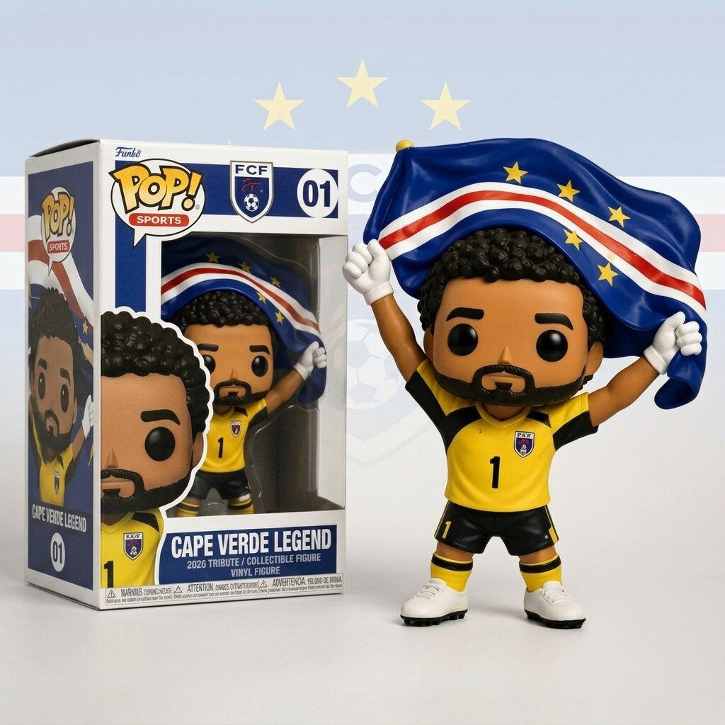 Vozinha Cape Verde National Football Team 2026 Funko Pop #1 Vozinha World Cup Merch Fan Gifts - Loomnari