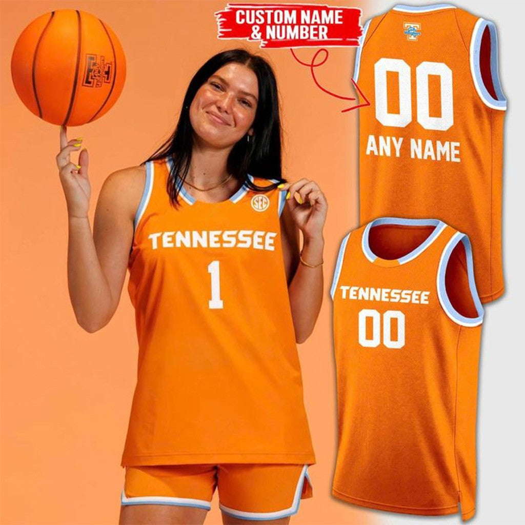 Personalized Tennessee Volunteers Lady Vols New Orange Basketball Jersey Volunteers Merch 2026 - Loomnari