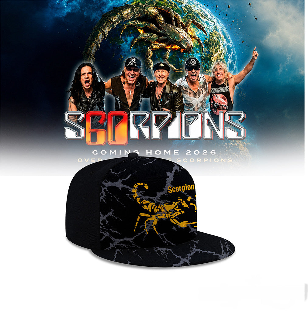 Scorpions Merch 2026 Scorpions Snapback Hat Gifts For Rock Band Fans - Loomnari