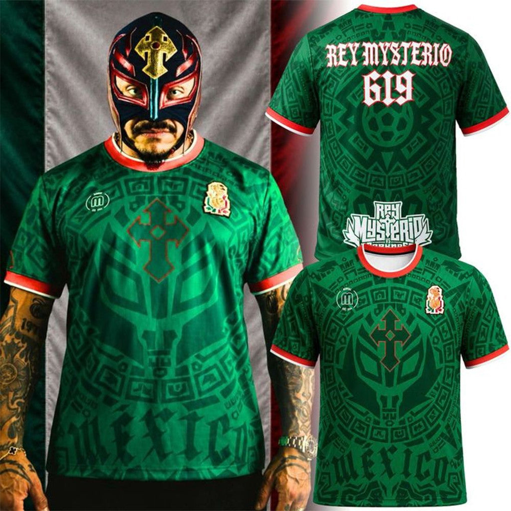 Rey Mysterio X Mexico Mundial Jersey Shirt 2026 Rey Mysterio 619 Merch Present For Fathers - Loomnari