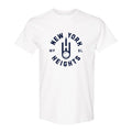 Women's Pro Baseball League Merch WPBL 2026 New York Heights Roundel T-Shirt White Fan Gear - Loomnari