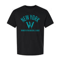 Women's Pro Baseball League Merch 2026 WPBL New York W Vintage T-Shirt Black NY Heights Merch - Loomnari