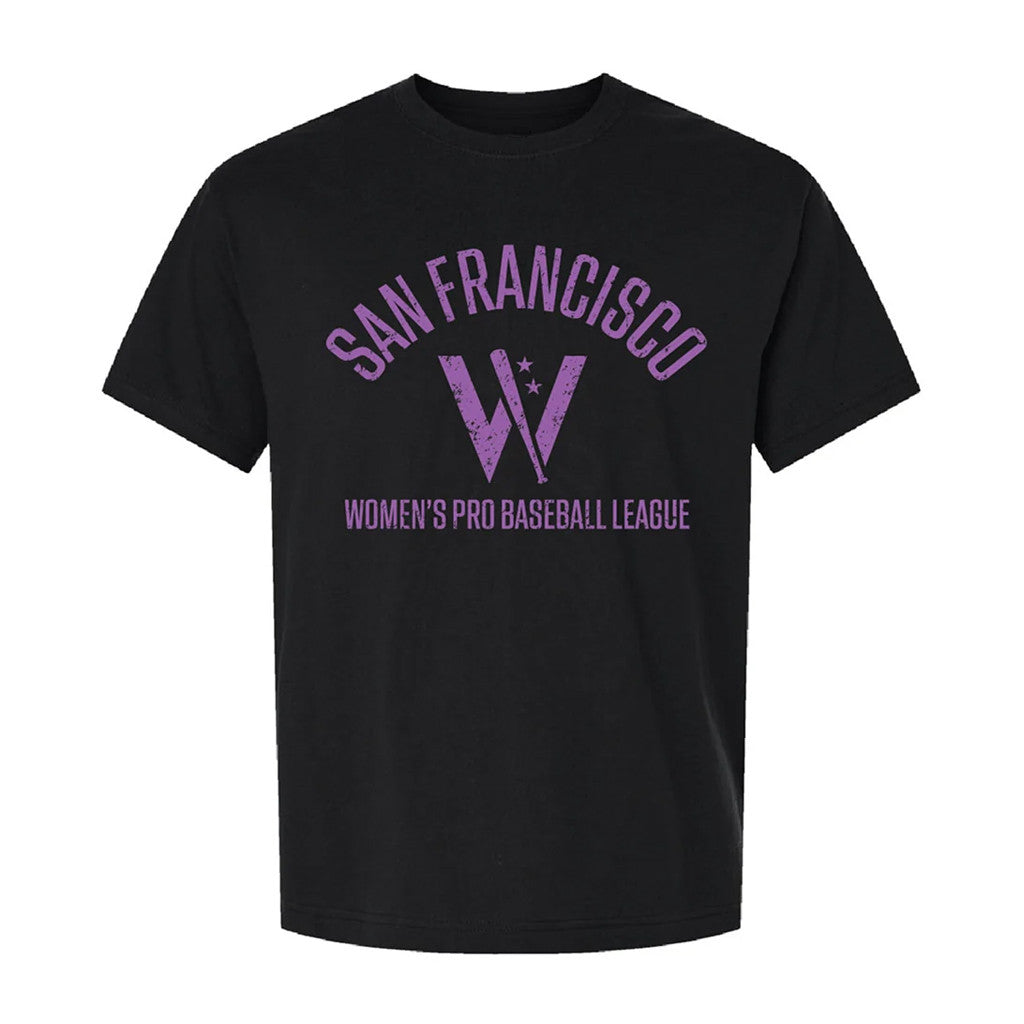 Women's Pro Baseball League Merch 2026 WPBL San Francisco W Vintage T-Shirt SF Firebells Merch - Loomnari