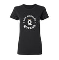 Women's Pro Baseball League Merch WPBL 2026 Los Angeles Queens Roundel Shirt Fan Apparel Black - Loomnari