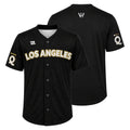 Women's Pro Baseball League Merch WPBL 2026 Los Angeles Queens Away Jersey Fan Gear Black - Loomnari