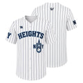 Women's Pro Baseball League Merch WPBL 2026 New York Heights Home Striped Jersey Gift For Fans - Loomnari