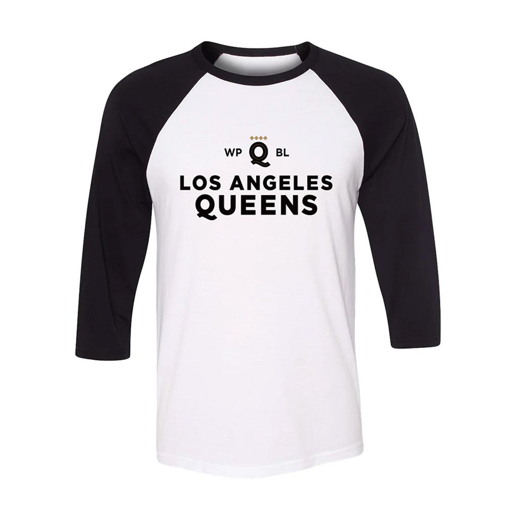 Women's Pro Baseball League Merch WPBL 2026 Los Angeles Queens Raglan Shirt Gifts For Fans - Loomnari