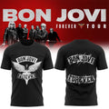 Bon Jovi Forever Tour 2026 T-Shirt Bon Jovi Merch Gifts For A Rock Music Lover - Loomnari