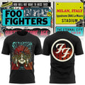 Foo Fighters Take Cover Tour Milano 2026 T-Shirt Foo Fighters Merch Best Gifts For Music Fans - Loomnari