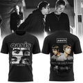 Oasis Don't Look Back In Anger 30Th Signature Black T-Shirt Oasis Band Merch Gift For Fans - Loomnari