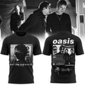Oasis Don't Look Back In Anger 30Th Signature Black T-Shirt Oasis Merch Gift For Music Fans - Loomnari