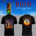 RUSH Band Merch 2026 Fifty Something Tour At Kia Forum Los Angeles California T-Shirt Fan Gifts - Loomnari