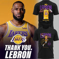 Thank You Lebron James Los Angeles Lakers 2026 T-Shirt #23 Lebron James Merch Gift For Fans - Loomnari