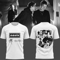 Oasis Don't Look Back In Anger 30Th Signature White Shirt Oasis Merch Gift For Music Lover - Loomnari