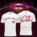 Toronto Blue Jays Canada Day 2026 T-Shirt White Blue Jays Merch Cool Gift For Baseball Fans - Loomnari