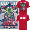 Philadelphia Phillies Old City Graphic T-Shirt 2026 Phillies Merch Cool Gift For Baseball Lover - Loomnari