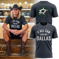 Dallas Stars X Erling Haaland Y'All Can Kiss My Dallas T-Shirt Dallas Stars Merch Fans Gifts - Loomnari