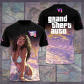 Grand Theft Auto VI Merch 2026 GTA 6 T-Shirt Gift For Game Lover Birthday Ideas - Loomnari