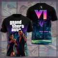GTA 6 Merch 2026 Grand Theft Auto VI T-Shirt Gamer Apparel Gift Ideas For Him - Loomnari