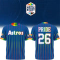 Houston Astros Pride Night 2026 Shirt Houston Astros Merch Gift For LGBTQ Friends - Loomnari