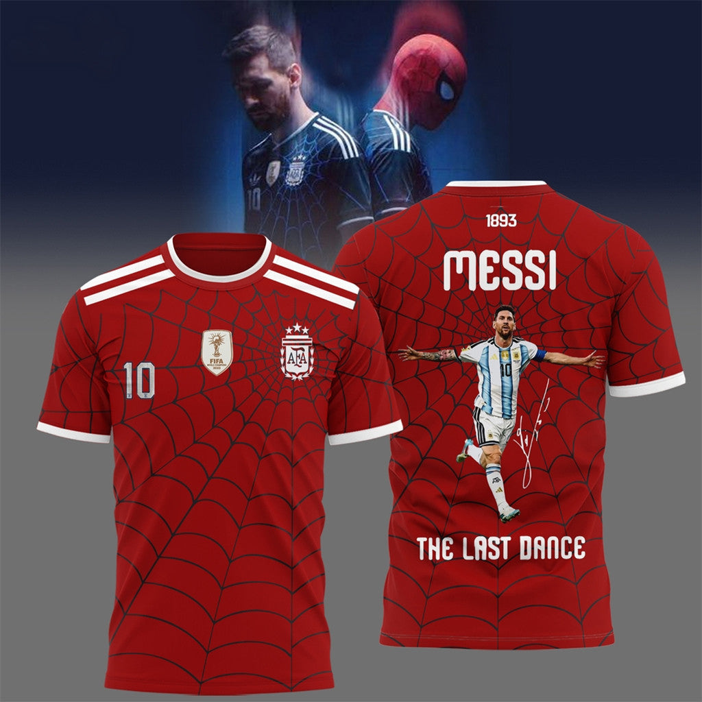 The Last Dance Lionel Messi X Spider-Man Shirt 2026 Lionel Messi Argentina World Cup 2026 Merch - Loomnari