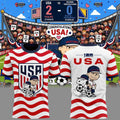 US Soccer X Peanuts Snoopy 2026 T-Shirt USMNT World Cup Merch Best Gift For Soccer Fans - Loomnari