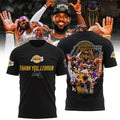 Los Angeles Lakers Thank You Lebron James Graphic T-Shirt Lebron James Merch Fan Gifts Ideas - Loomnari