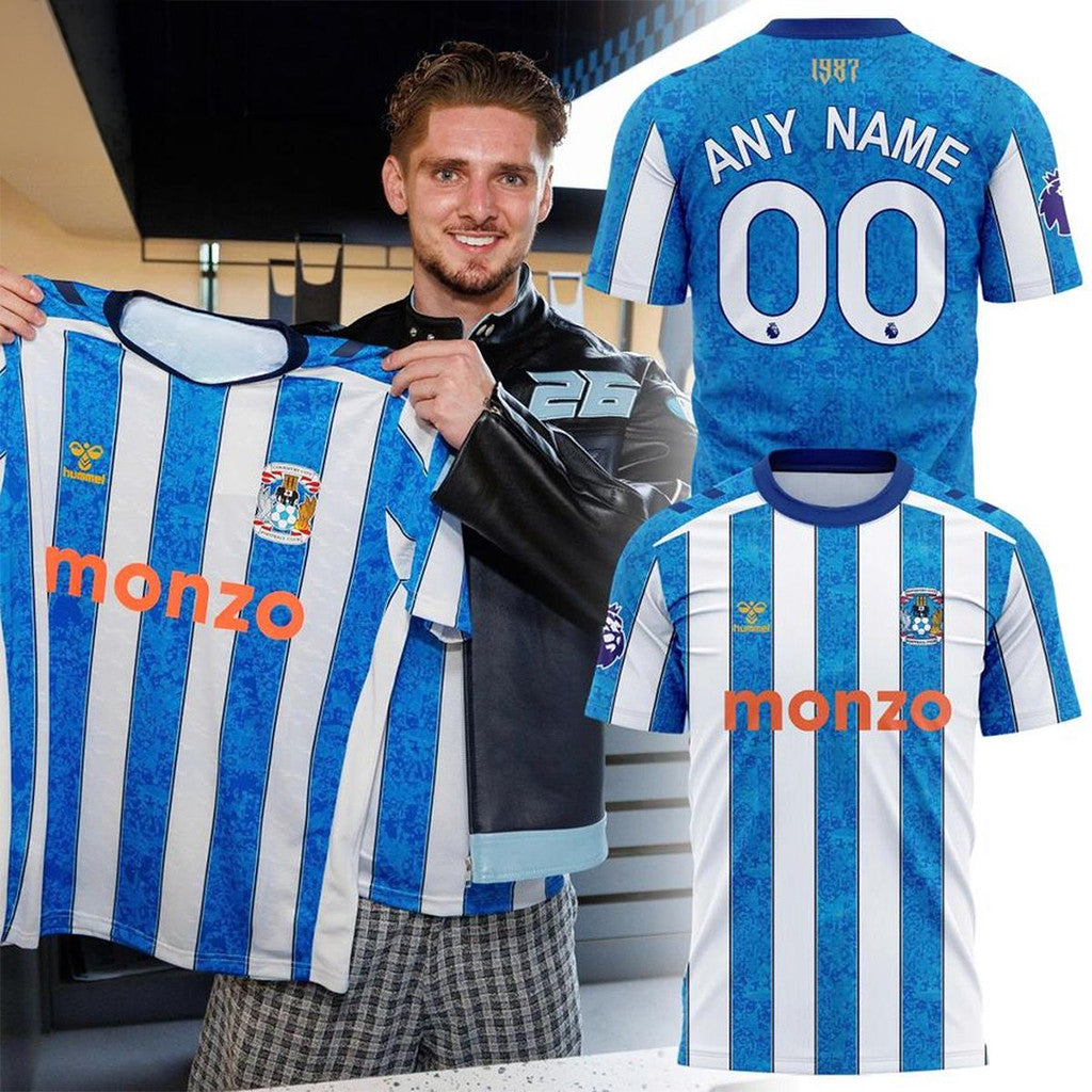 Personalized Coventry City FC 2026 27 Jersey Shirt Fan Merch Gifts For My Husband - Loomnari