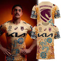 Brisbane Broncos Indigenous Round 2026 Jersey Shirt Brisbane Broncos Merch Rugby Fan Apparel - Loomnari