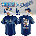 Los Angeles Dodgers X One Piece Night 2026 Baseball Jersey Dodgers Merch Anime Fan Gifts - Loomnari