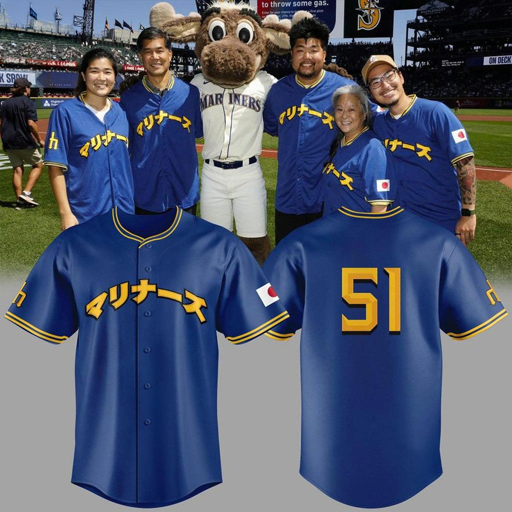 Seattle Mariners Japanese Heritage Day 2026 Baseball Jersey Seattle Mariners Merch Cool Gifts - Loomnari